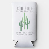 Desert Cactus Scottsdale Bachelorette Koelbox Seltzer Blikjeskoeler (Voorkant)