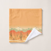Desert Cactus Southwest Design Towel Set Bad Handdoek (Wasdoekje)