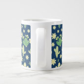 Desert Cactus & Succulent Pattern Grote Koffiekop (Achterkant)