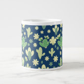 Desert Cactus & Succulent Pattern Grote Koffiekop (Voorkant)