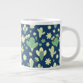Desert Cactus & Succulent Pattern Grote Koffiekop (Rechts)