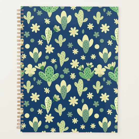 Desert Cactus & Succulent Pattern Planner (Voorkant)