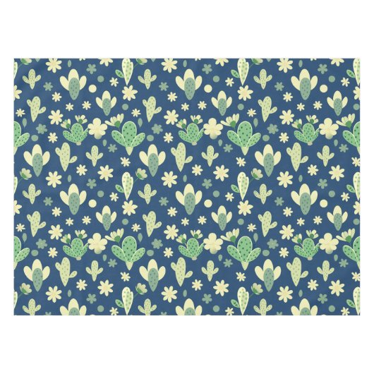 Desert Cactus & Succulent Pattern Tafelkleed (Voorkant (Horizontaal))