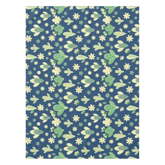 Desert Cactus & Succulent Pattern Tafelkleed (Voorkant)