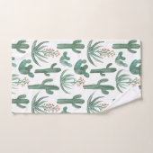Desert Cactus Succulent Waterverf Patroon Bad Handdoek (Handdoek)