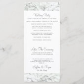 Desert Cactus Succulenten Trouwprogramma's Programmakaart (Achterkant)