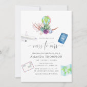 Desert Cactus Succulents Miss to Mrs Vrijgezellenf Kaart (Voorkant)