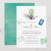 Desert Cactus Succulents Miss to Mrs Vrijgezellenf Kaart (Voorkant / Achterkant)