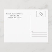 Desert Cactus Succulents save the date Aankondigingskaart (Achterkant)