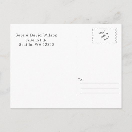 Desert Cactus Succulents save the date Aankondigingskaart (Achterkant)