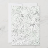 Desert Cactus Succulents save the date Kaart (Achterkant)