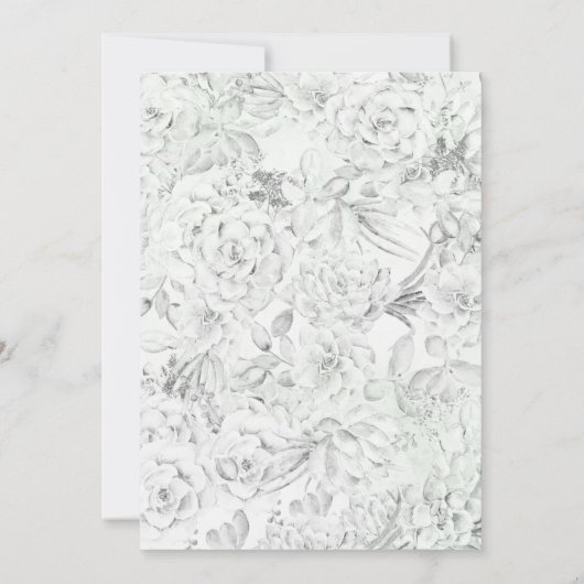 Desert Cactus Succulents save the date Kaart (Achterkant)