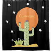 Desert Cactus Sun Thunder_Cove Douchegordijn (Voorkant)