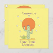 Desert Cactus Sun Thunder_Cove Kaart (Voorkant / Achterkant)