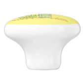 Desert Cactus Sun Thunder_Cove Keramische Knop (Zijkant)