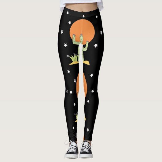 Desert Cactus Sun Thunder_Cove Leggings (Voorkant)
