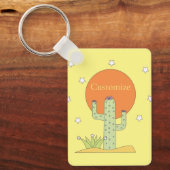 Desert Cactus Sun Thunder_Cove Sleutelhanger (Voorkant)