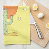 Desert Cactus Sun Thunder_Cove Theedoek (Quarter Fold)