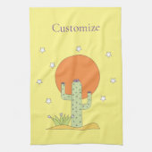 Desert Cactus Sun Thunder_Cove Theedoek (Verticaal)