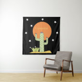 Desert Cactus Sun Thunder_Cove Wandkleed (In situ)