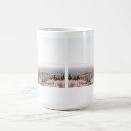 Desert Cactus Sunset, Arizona koffie mok (Center)