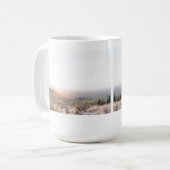 Desert Cactus Sunset, Arizona koffie mok (Voorkant links)