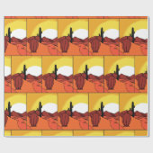 Desert Cactus Sunset Thunder_Cove Cadeaupapier (Vlak)