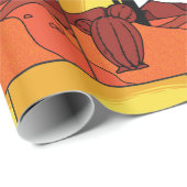 Desert Cactus Sunset Thunder_Cove Cadeaupapier (Rol Hoek)