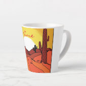 Desert Cactus Sunset Thunder_Cove Latte Mok (Rechterhoek)