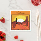 Desert Cactus Sunset Thunder_Cove Servet (Insitu)