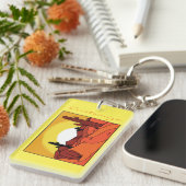 Desert Cactus Sunset Thunder_Cove Sleutelhanger (Voorkant Rechts)