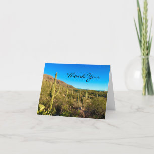 Desert Cactus Thank You Card Bedankkaart
