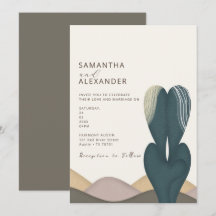 Desert Cactus Theme Wedding