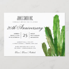 DESERT CACTUS WATERVERF CORPORATE PARTY GEBEURTENI KAART