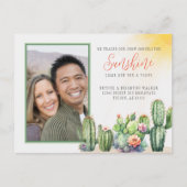 Desert Cactus We hebben sneeuw verplaatst naar zon Briefkaart (Voorkant)