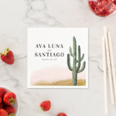 Desert Cactus Wedding Servet (Insitu)