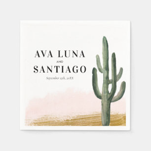 Desert Cactus Wedding Servet