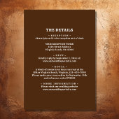 Desert Cactus Western Boho Alles in een bruiloft Kaart