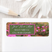 Desert Cactus Wildflower Adres Etiket (Insitu)