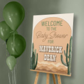 Desert Cactus Zuidwest Baby shower Welkomstbord Poster