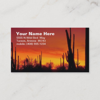 Desert Calling Card Contactkaartje
