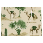 "Desert Camel Gift Bag" Groot Cadeauzakje (Voorkant)
