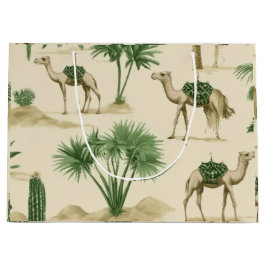 "Desert Camel Gift Bag" Groot Cadeauzakje