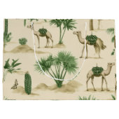 "Desert Camel Gift Bag" Groot Cadeauzakje (Achterkant)