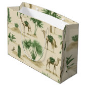 "Desert Camel Gift Bag" Groot Cadeauzakje (Achterkant Gekanteld)