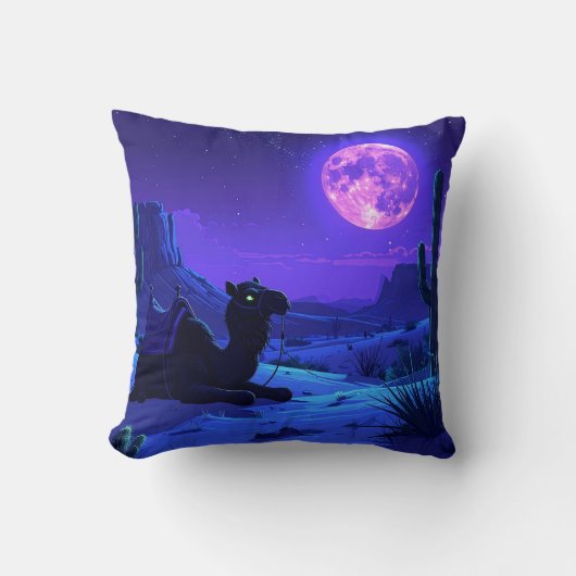 Desert Camel Mousepad Kussen (Voorkant)