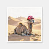 Desert Camel Wearing a Retired Cap Servet (Voorkant)