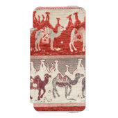 Desert Camels Caravan Art Incipio iPhone Portemonnee Hoesje (Voorkant Agenda)