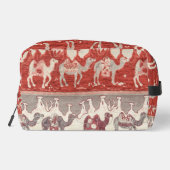 Desert Camels Caravan Art Toilettasje (Achterkant)