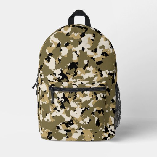 Desert Camo Bedrukte Rugzak (Voorkant)